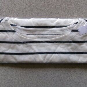 Old Navy Women's Mariner Striped Shirt Sz XXL - NWT in Bag